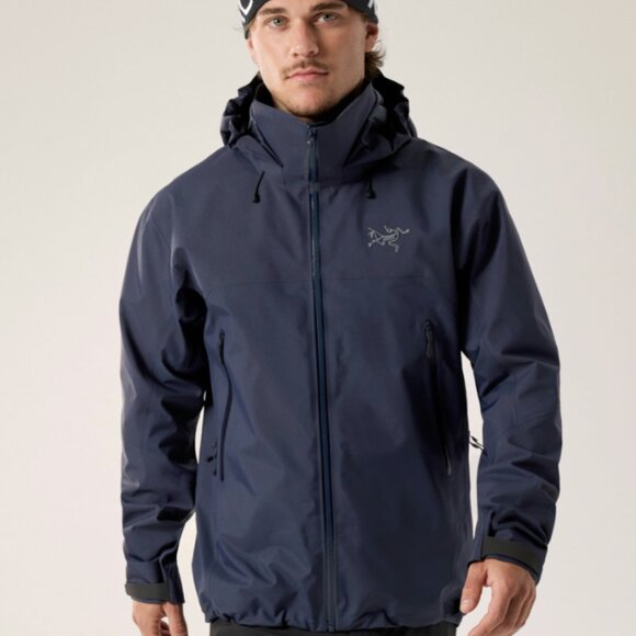 Mens Brand New Arcteryx Beta AR Jacket - Black Sapphire